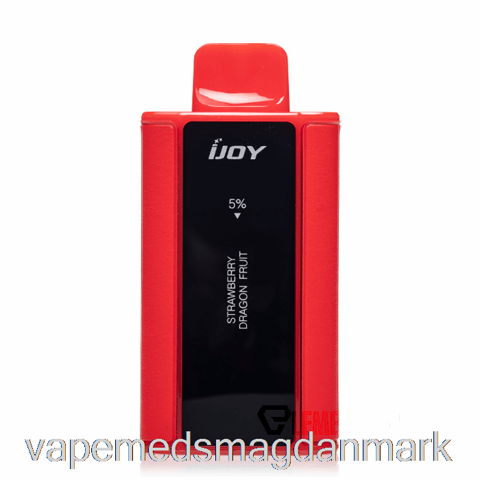 Vape Uden Nikotin Ijoy Captain 10000 Engangs Jordbærdragefrugt